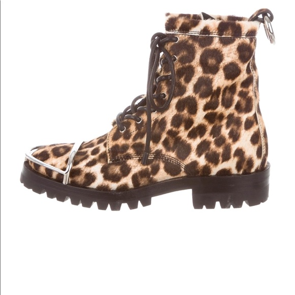 Alexander Wang Leopard Combat Boots🔥 New without tags! - Picture 7 of 9